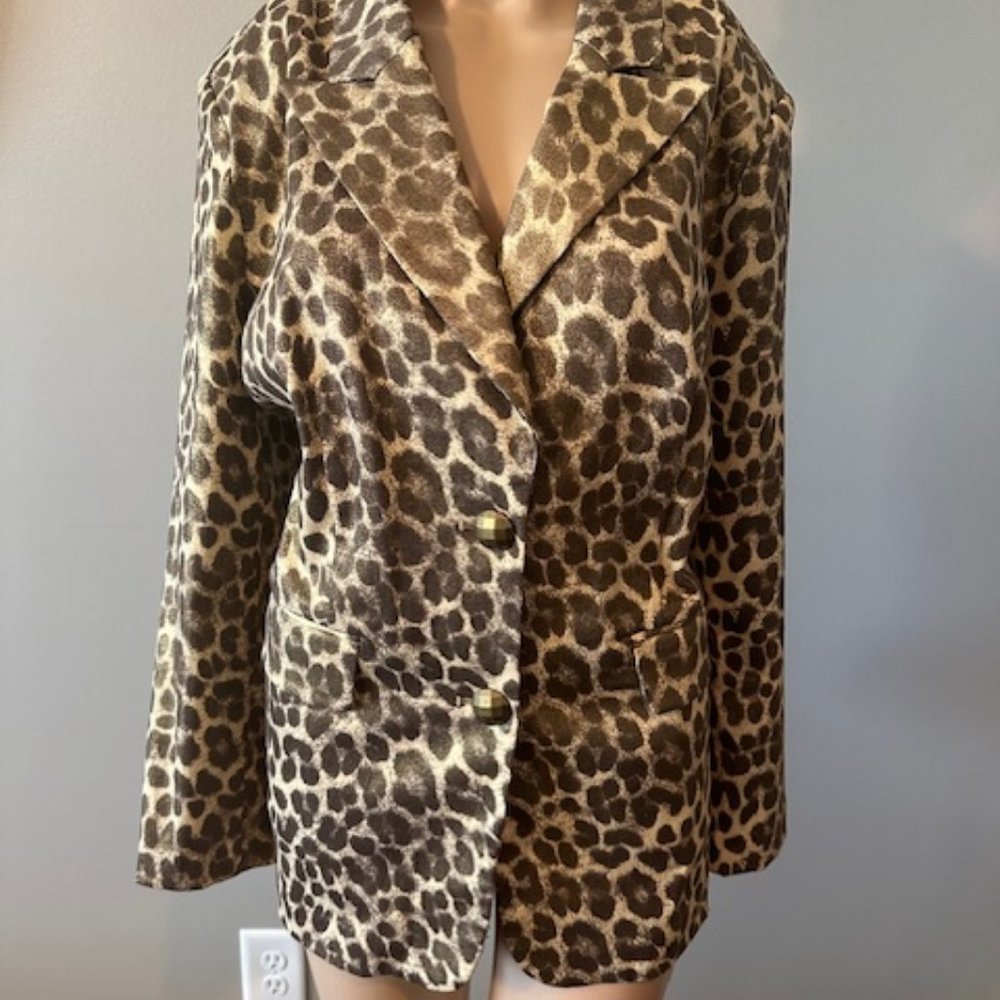 BEREK GOLD LEOPARD JACKET